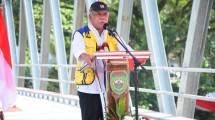 Menteri PUPR Basuki Tinjau Pembangunan Infrastruktur Dasar Pendukung Kawasan Inti Pusat Pemerintahan (KIPP) IKN Nusantara