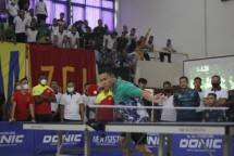 Atlet Tim Tenis Meja Roda Rantai (Menkev1) Raih Medali Perak
