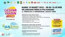 Gebyar Vaksin tvOne & antv dan Uji Emisi Gratis di GOR Pulogadung Jaktim