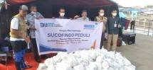 SUCOFINDO & Tim Tanggap Darurat Bencana Satgas BUMN Kirimkan Bantuan untuk Korban Banjir di Serang, Banten 