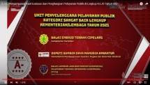 Sertifikat penghargaan pelayanan publik 