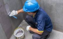 Ilustrasi waterproofing kamar mandi dengan Awuagard