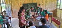 Tingkatkan Kreatifitas Anak Bangsa di Perbatasan, Satgas Yonif 126KC Gelar Lomba Mewarnai