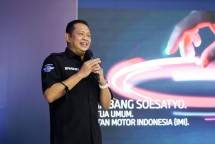 Ketua Umum Ikatan Motor Indonesia (IMI) Bambang Soesatyo 