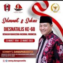 Dies Natalis Ke-68, Legislator PDIP Ini Minta GMNI dapat Lebih Inovatif Menjawab Tantangan Zaman