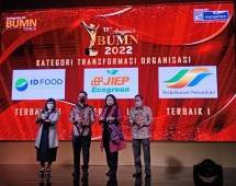 JIEP Peroleh 2 Penghargaan Bergengsi dalam Anugerah BUMN Award 2022