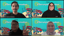 keterangan foto: (ki-Ka), Mahwari Sadewa Jalutama, Content and Growth Operations Lead, TikTok Indonesia, Melly Goeslaw, musisi, Dwiki Afrilian, kreator, Shinta Widianti, Host