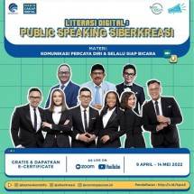 Kemenkominfo melalui GNLD Siberkreasi Menggelar Kelas Public Speaking untuk Mendorong Kemampuan Komunikasi Digital dan Strategi