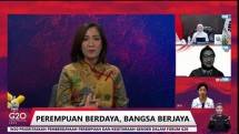 diskusi daring bertema "Perempuan Berdaya, Bangsa Berjaya" yang digelar Forum Merdeka Barat 9 (FMB9), Senin, (11/4/22).