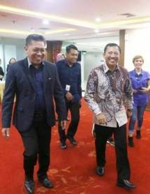 dokter Terawan Putranto dan a Umum Forum Pimred Siber Indonesia, Bernadus Wilson Lumi 