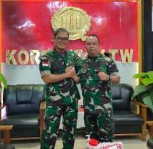 Danrem 174 Merauke Brigjen TNI E Reza Pahlevi Terima Kedatangan Tim Wasgiat Werving Cata PK TNI AD 