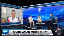 diskusi daring bertema "Mudik Aman, Mudik Sehat" yang digelar Forum Merdeka Barat 9 (FMB9) pada Senin (18/4/22).