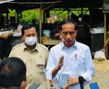 Presiden Jokowi dan Menhan Prabowo