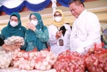 Kementan Pantau Gelar Pangan Murah di Lamongan, Ketersediaan Beras Surplus