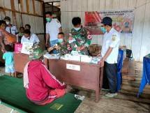 Satgas Pamtas Yonif 126KC Tingkatkan Kesehatan Warga di Wilayah Perbatasan