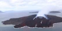 Foto Udara Kondisi Gunung Anak Krakatau, Kamis (28/04/2022). (Foto: BNPB/M Arfari Dwiatmodjo) 