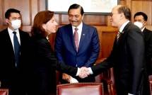 Dubes RI untuk AS Rosan Roeslani Dampingi Menko Luhut Bertemu Menteri Perdagangan AS, Marie Raimondo