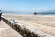 Suasana pantai yang diduga pencemaran(Dokumen WALHI NTB)