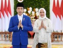 Presiden Jokowi dan Ibu Iriana Sampaikan Ucapan Selamat Idulfitri 1443 Hijriah