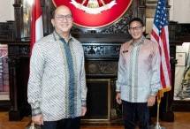 Dikunjungi Sahabat Kecilnya Menparekraf Sandiaga Uno, Dubes Rosan Sumringah...