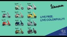 Vespa Kembali Pamer Ragam Warna Baru yang Dinamis dan Memukau