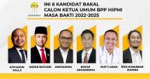 Enam Kandidat Bakal Calon Ketua Umum BPP HIPMI Masa Bakti 2022-2025