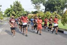 Prajurit Marinir Olahraga Tingkatkan Imunitas Tubuh