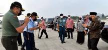 Wapres Ma&rsquo;ruf Amin didampingi Ibu Wury bertolak ke Sultra untuk melakukan kunjungan kerja, Kamis ((19/04/2022) pagi. (Foto: BPMI Setwapres) 