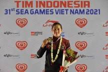 Atlet Balap Sepeda Cantik Downhill Tiara Sumbangkan Emas di SEA Games 2021