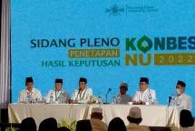 Pengurus PBNU saat Konbes