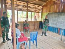 Satgas Yonif 126KC Bangun Karakter Anak-Anak di Perbatasan Papua