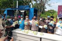 Puslatpurmar 6 Antralina Sukabumi Menghadiri Pemusnahan Barang Bukti Narkoba 