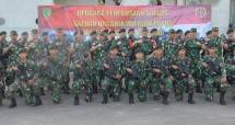 Danrem 174 Merauke Pimpin Upacara Penerimaan Satgas Satuan Organik Yonif Raider 600 Modang