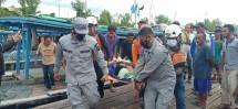 SPKKL Sambas Bakamla RI Evakuasi Nelayan Alami Keracunan Gas Freon AC