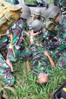 Prajurit Rumkital Cilandak Laksanakan Latihan Rutin