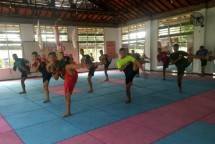Prajurit Batalyon Infanteri 3 Marinir Sidoarjo Laksanakan Latihan Karate