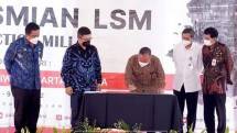 Peresmian Mesin Light Section Mill (LSM) PT Gunung Raja Paksi Tbk di Cikarang Barat