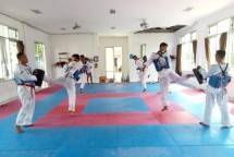 Prajurit Petarung Yonif 5 Marinir Sidoarjo Asah Beladiri Tae Kwondo