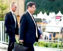Menperin Agus dan Menko Airlangga di Davos Swiss