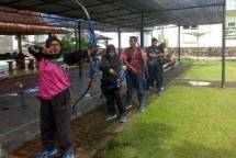 Atlet Panahan Yonif 1 Sidoarjo Laksanakan Latihan Memenah