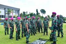 Bersama Pangdam, Irkormar Periksa Kesiapan Operasi Satgasmar PAM Pulau Terluar XXVI Wiltim