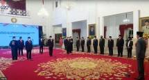 Presiden Jokowi Lantik Menteri dan Wamen Kabinet Indonesia Maju