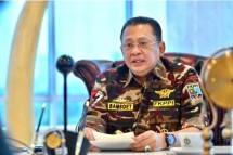 Ketua MPR RI sekaligus Wakil Ketua Umum Forum Komunikasi Putra Putri Purnawirawan dan Putri Putri TNI Polri (FKPPI)/Kepala Badan Negara FKPPI Bambang Soesatyo 