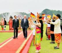 Presiden Jokowi dan Presiden Republik Federal Jerman Frank-Walter Steinmeier 