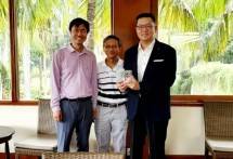 Kim Ki-Chan, SD Darmono dan Jony Haryanto di Jababeka Golf & Country Club, Cikarang
