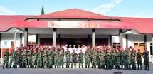 Dankormar Mayor Jenderal TNI (Mar) Widodo Dwi Purwanto Sapa Prajuritnya Berdinas di Sorong