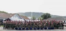 Dankormar Mayjend TNI (Mar) Widodo Dwi Purwanto Kunjungi Prajurit Petarung Yonmarhanlan VIII Bitung