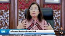Jaleswari dalam diskusi online yang digelar Forum Merdeka Barat 9 bertema "Pemekaran Daerah untuk Orang Asli Papua" pada Senin (27/6/22).