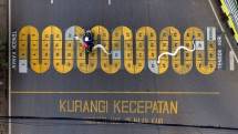 Zebra Cross di Braga yang Berbentuk Permainan Ular Tangga (Foto:travelingyuk.com)