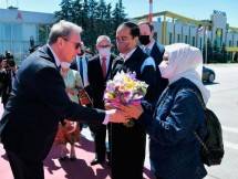 Presiden Jokowi dan Rombongan Tiba di Rusia Moskow